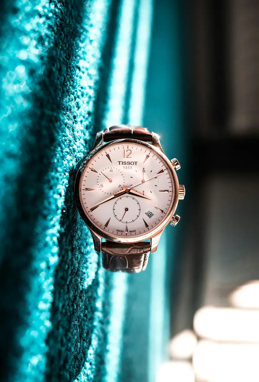 Montre acier, bracelet milanais